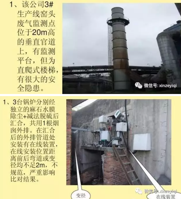 幾張不合格的案例告訴我們 選擇CEMS煙氣在線監(jiān)測(cè)的安裝位置很重要！
